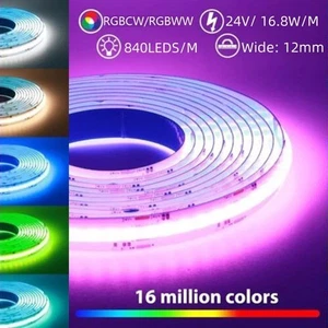 Tira LED 5-20M COB RGBW RGBCCT cinta de luz tira cadena de luces autoadhesiva - Imagen 1 de 14