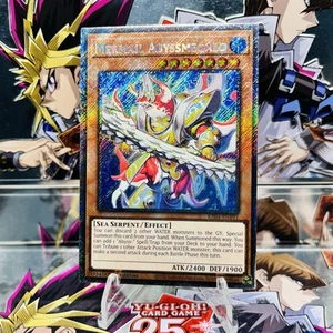 Yugioh Mermail Abyssmegalo RA04-EN191 Platinum Secret Rare 1st Ed Near Mint - Picture 1 of 2