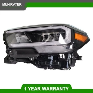 Headlight For 2020-2022 Toyota Tacoma Headlamp Driver/Left Side Clear Housing - Picture 1 of 12