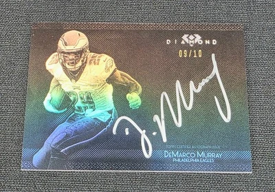 Autógrafos de diamante 2015 Topps #DM4 DeMarco Murray: no cartão automático /10 - Imagem 1 de 2