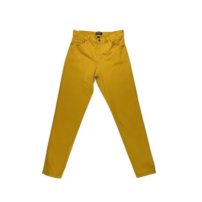 Pantalones para mujer Karen Kane talla 12 amarillos elásticos ajustados hechos en EE. UU. Foto 1 de 4