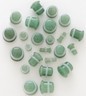 Genuine Rose Quartz Stone Ear Plugs - Single Flare Organic Plugs For Stretched Ears - Lex & Lu 9 thumbnail image