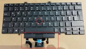 original Tastatur Dell Latitude 5400 5401 5410 5411 Beleuchtung backlit Keyboard - Bild 1 von 3