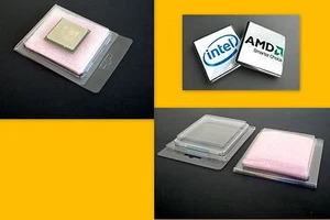 Processor Case Clam Shell for AMD CPU with Anti Static Foam - Lot of 10 to 225 - Picture 1 of 6