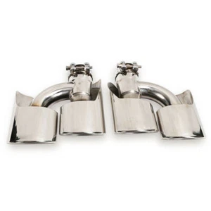 Pair Exhaust Muffler Pipe Fit For Mercedes Benz W164 ML63 ML350 ML400 ML500 - Foto 1 di 7