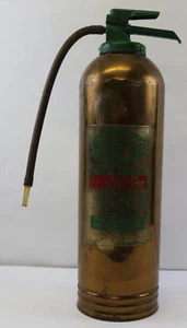 VINTAGE General QUICK-AID FIRE GUARD WC-400 Brass Copper Fire Extinguisher - Picture 1 of 8