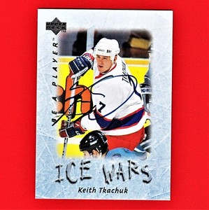 Keith Tkachuk 1995 Upper Deck Be A Player Autographs Card S215 A9