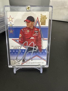 2003 Press Pass VIP Autographed Silver ink Dale Earnhardt Jr #31 HOF Daytona