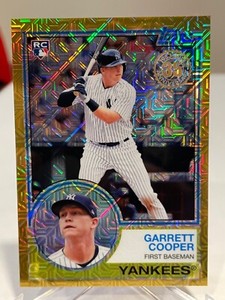 2018 Topps Silver Pack Series 1 Garrett Cooper Rookie Gold 12/50 Yankees/Marlins