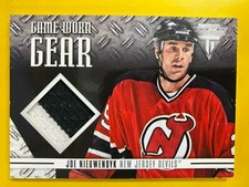 D55604  2012-13 Panini Titanium Game Worn Gear Prime #GGJN2 Joe Nieuwendyk #/50