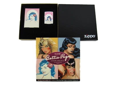 Коллекционный набор Classic Bettie Page серия 1 Hawaii Zippo 1998 Dark Horse - Изображение 1 из 4