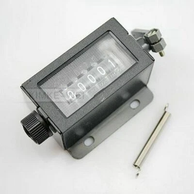 Contatore a scatto meccanico 5 cifre conteggio manuale manuale nuovo - Immagine 1 di 4