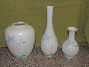 REDUZIERT!! 3er Set passende Keramikvasen in verschiedenen Formen - Bild 1 von 1