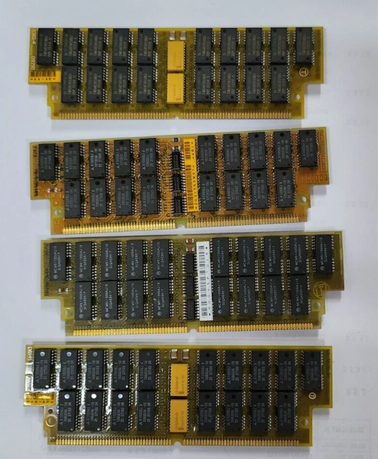 4x DEC 5419103 5019079-01 MS44-AA 4MB MEMORY SIMM for VAXStation 3100 ** - Image 1 of 1