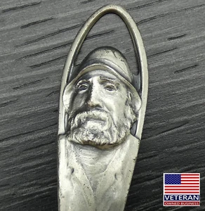 Cuchara de pesca vintage de plata esterlina North Shore Massachusetts pescador océano - Imagen 1 de 12