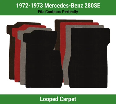 Lloyd Classic Loop Front Row Carpet Mats for 1972-1973 Mercedes-Benz 280SE  - Image 1 of 4