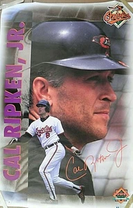 RARE CAL RIPKEN JR ORIOLES 1995 VINTAGE ORIGINAL COSTACOS BROTHERS POSTER - Picture 1 of 1