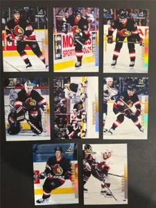 1997-98 Pinnacle Ottawa Senators Team Set 8 Cards Marian Hossa RC - Imagen 1 de 1