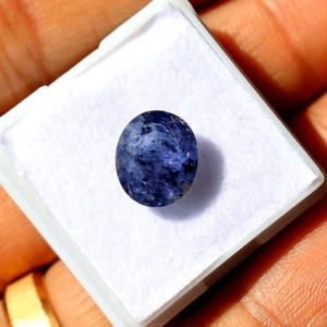 Piedra preciosa suelta corte facetado ovalado de 3,72 quilates de tanzanita natural sin tratar 10,5 mm x 9 mm - Imagen 1 de 9