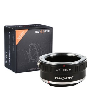 K&F Concept adapter for Contax Yashica mount lens to Canon EOS M camera M1 M3 M5