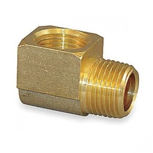BRASS STREET Elbow Fitting 90 Degree 1/8" NPT Pipe Thread Tubing Air Fuel - Picture 1 of 2