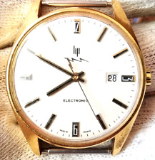 LIP ELECTRONIC  GOLD PLATED WRIST Watch   - NOT WORKING