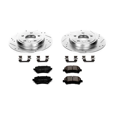 PowerStop Disc Brake Kit Rear - Fits Audi A4 2005-2009, Audi A4 Quattro 2005-200 Foto 1 de 4