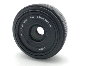 Panasonic Lumix G 20mm F/1.7 Aspherical G Series H-H020 Used - Picture 1 of 17