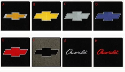 ¡NUEVO! Alfombrillas negras camioneta Chevy C10 K10 1967-1970 logotipo bordado Foto 1 de 4