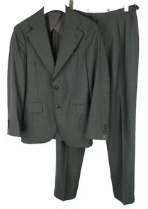 SUITSUPPLY La Spalla / Brescia Suit Men's UK 36 / uk 32L 2 Piece Wool Green - Picture 1 of 17