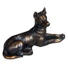 German Shepard Dog figurine - Copper