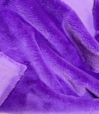Thick Short Pile Super Soft Faux Fur Fabric 58" Wide- Assorted Colors - Image 1 of 2