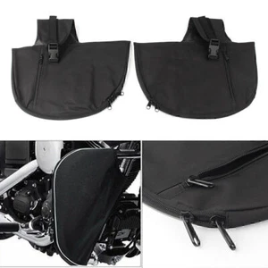 Pedana poggiapiedi scalda gamba per Harley Dyna FXD FXDB FXDC FXDL 06-17 nero - Foto 1 di 11