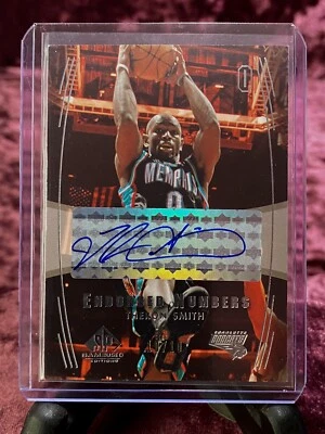 Theron Smith SP Game Used Numbers Auto #10/10 MINT Grizzlies Jersey eBay 1/1 Ja - Image 1 of 2