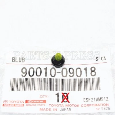 GENUINE TOYOTA  4RUNNER 2003 - 2009 CONTROL KNOB CLOCK DISPLAY BULB 9001009018 - Image 1 of 4