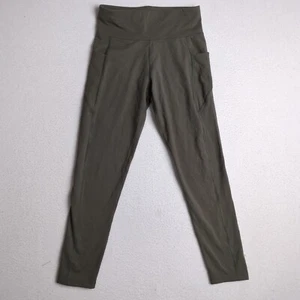 Aeropostale Women's Medium Green/Gray Spandex/Nylon Capri Leggings - Picture 1 of 4