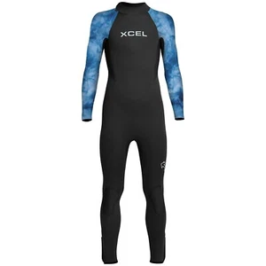 XCEL Youth 4/3 AXIS Back-Zip Wetsuit - Blue Tie Dye - Size 8 - NWT - Picture 1 of 1