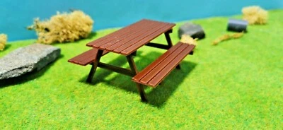 3D-SCALE Picnic Mesa de Jardín Escala G para LGB Modelismo 1:22,5 Construcción Asientos