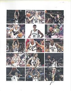 2007 memphis grizzlies 8x10 signed by pau gasol lowry rudy gay autographed auto 