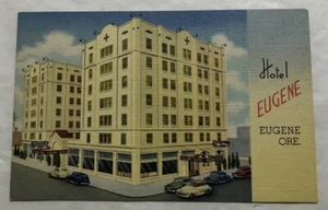 Hotel Eugene - Eugene, Oregon. Cartolina (T2) - Foto 1 di 2