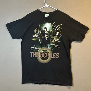 Y2K Beatles T Shirt Size XLarge Black Rock Band 2005 Cotton Fab 4 - Picture 1 of 8