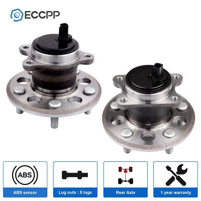 2 piezas cojinetes de cubo de rueda tracción delantera trasera para Toyota Avalon 2013-2018 Camry 2012-2017 Foto 1 de 4