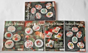 KITS DE ADORNO DE PUNTO DE CRUZ BUCILLA DE COLECCIÓN GALERÍA DE PUNTOS - LOTE DE 5 - ¡NUEVO EN PAQUETE! - Imagen 1 de 4