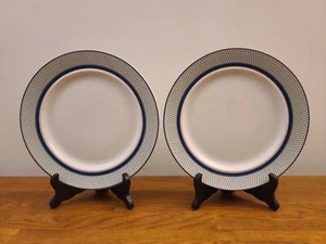 Set of 2 Dansk International Designs Marquesa Blue/Green 9" Salad Plates - Picture 1 of 5