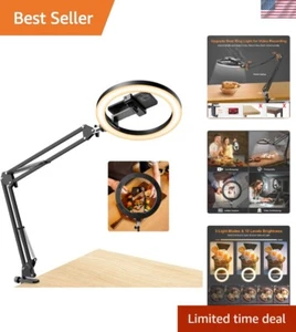 10” LED Ring Light with Phone Mount - Perfect for Videos & Streaming - Picture 1 of 7
