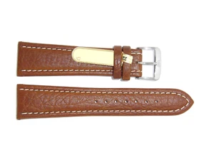 "Banda de reloj DI-Modell cuero de vaca genuino 22 mm M' MARRÓN ""MONTANA" - Imagen 1 de 3