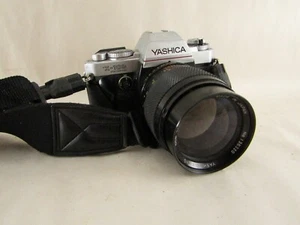 Yashica FX 103 Program fotocamera pellicola 35 mm con obiettivo Yashica DSB 135 mm 1,28 - Foto 1 di 10