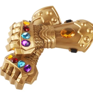 Avengers Infinity War Infinity Gauntlet LED Light Thanos Gloves Cosplay Prop kid - Picture 1 of 6