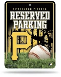Rico MLB Pittsburgh Pirates Hi-Res Metal Reserved Parking Sign NEW!! - Picture 1 of 1