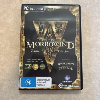 The Elder Scrolls III: Morrowind - PC DVD ROM - Image 1 of 3